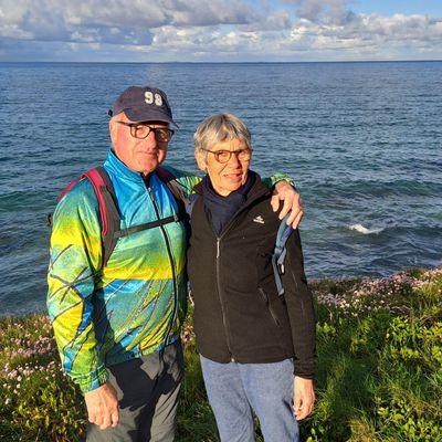 Randonnée "Handisport Co Breizh" au départ de la plage de Kersidan à Trégunc (Finistère)