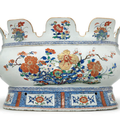 A large verte-Imari monteith, Qianlong period, circa 1740