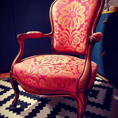 Fauteuil cabriolet Louis Philippes. 