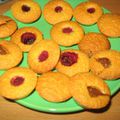 biscuit tendre aux framboise