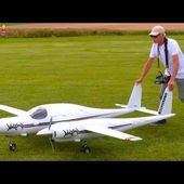 Rare Rutan Model 202 Boomerang RC aeroplane flown at Airliner Meeting 2024