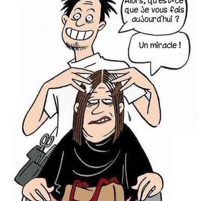 Sylvie va chez le coiffeur