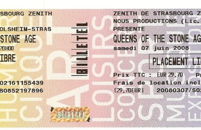  Queens of the Stone Age - Samedi 7 Juin 2008 - Zénith de Strasbourg (Eckbolsheim)