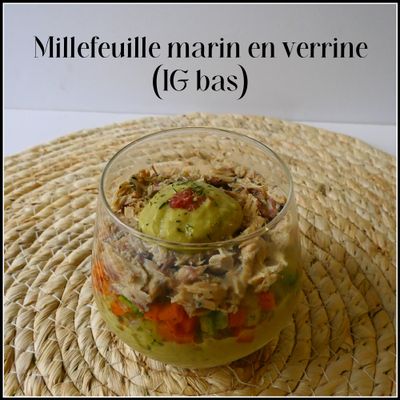 Millefeuille marin en verrine (IG bas)