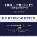 UDI * MODEM l'alternative rassemble les européens le 9 février