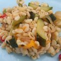 Ebly aux courgettes & poivrons