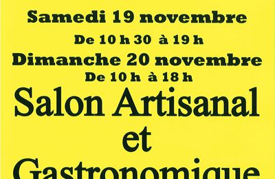 SALON ARTISANAL ET GASTRONOMIQUE