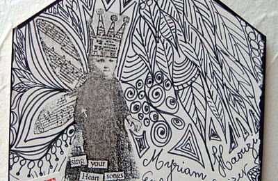 ENFANT AILE ET ZENTANGLE