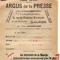L'ARGUS DE LA PRESSE . 1909. LA DEPECHE SFAXIENNE.