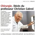 Le décès d'un éminent cardiologue : le professeur Cabrol avait appris le breton