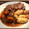 Effiloché de boeuf confit