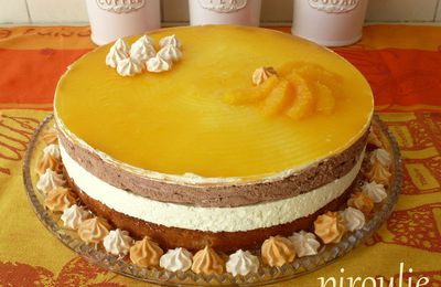 Bavarois orange chocolat : deux versions avec ou sans gluten pour Pessah