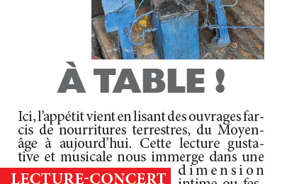 « A table ! » au festival « Folie ! Les mots » à Faux-la-Montagne le 28 juillet 2025 (1)