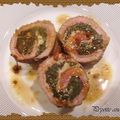 Roulés de veau aux épinards