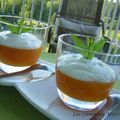 Abricots à la vanille et yogourt à la lavande, sans gluten et sans lactose