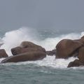 Jolies vagues à l'Île Renote de Trégastel (Côtes d'Armor) le 2 novembre 2019 (1)