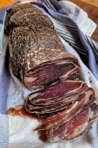 Boeuf séché au frigo dry cured beef