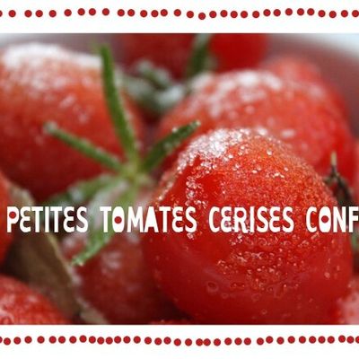 Tomates cerises confites
