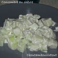 Concombre au chèvre