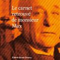 le carnet retrouve de Monsieur Max