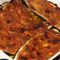 COURGETTES FARCIES AU CHEVRE