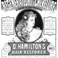 Pubs vintage soins des cheveux