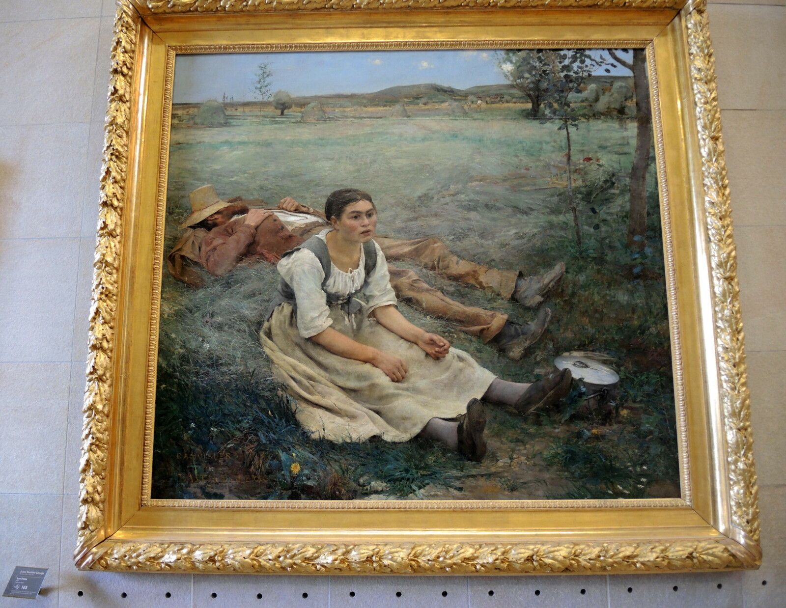 Paris, musée d'Orsay, Les foins, Jules Bastien-Lepage (75)