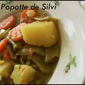 Haricots coco plats en sauce avec pommes de terre (Portugal)