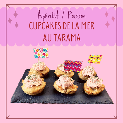 CUPCAKES DE LA MER AU TARAMA