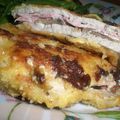 Cordon bleu n°2 jambon/champignon/cancoillotte