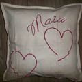 coussin, pour cousine