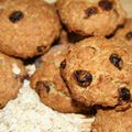 Cookies aux flocons d'avoine et raisins secs
