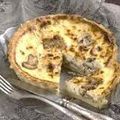 TOURTE LORRAINE AU ROQUEFORT . 