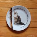 Peinture animalière sur assiettes