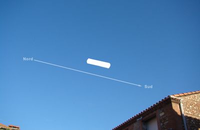 22/09/2018 - un OVNI intrigue fortement une habitante du Soler