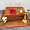 gâteau La belle et la bête 