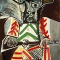 Pablo Picasso (1881-1973) - Homme assis au fusil