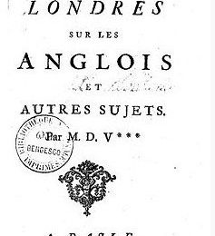Voltaire, Les Lettres anglaises