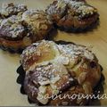 Brioches roulées Nutella amandes effilées