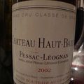 chateau Haut-Bailly 2002 pessac-léognan grand cru classé