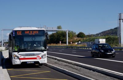 Lyon : des voies pour autobus sur l'ex-autoroute A6
