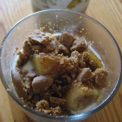 verrines pommes & speculoos