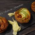 GATEAU INVISIBLE Courgettes Jambon