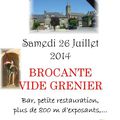 Samedi 26 Juillet 2014 - Brocante Vide Grenier