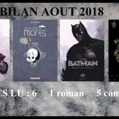 Bilan août 2018 !