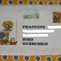 ENVELOPPE BRODEE POUR FRANCINE