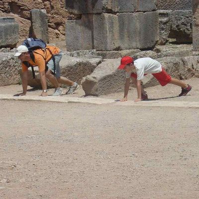 Course à pied en direct de Delphes !