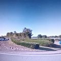 Rond-point à Saint-Arnoult