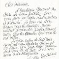 Lucienne Desnoues : une lettre à Jean Giono.1954.