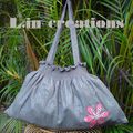 Sac &quot;so chic&quot; 100% lin version gris